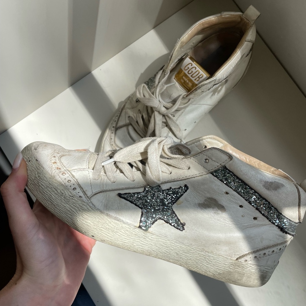 Golden Goose High Top Mid Star Sneakers - Picture 6 of 6